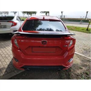Honda Civic Fc5 Uyumlu Yedek Parça 2016-2020 Turbo Spoiler Işıksız (Boyasız)