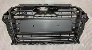 Audi A3 S3 2013-2016 Uyumlu Yedek Parça Panjur Gri