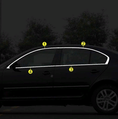 Skoda Octavia 2007-2014 Cam Çıtası Nikelaj