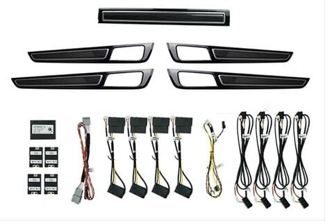 Porsche Cayenne 2018-2020 Uyumlu Ambiyans Aydınlatma Seti