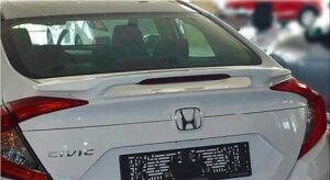 Honda Civic Fc5 Uyumlu Yedek Parça Orta Boy Işıklı Spoiler (Boyasız)