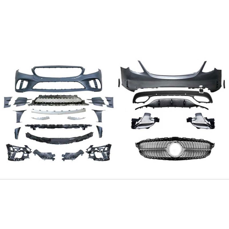 Mercedes W205 C Serisi Uyumlu Makyajlı Amg Oem Tampon Seti ( Oem Amg Dönüşüm )