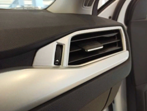 Ford Focus Uyumlu Yedek Parça   2019+ Menfez Kaplama Sılver 2 Parça (abs)