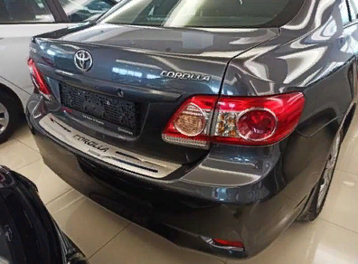 Toyota Corolla 2013-2016 Arka Tampon Üst Kaplama İnce Model