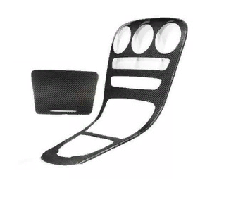 Mercedes W205 Uyumlu Orta Konsol Kaplama - Karbon