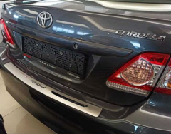 Toyota Corolla 2013-2016 Arka Tampon Üst Kaplama Kalın Model