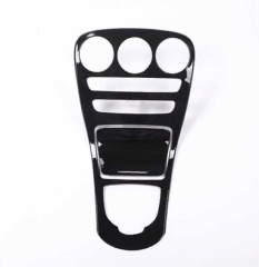 Mercedes W205 Uyumlu Orta Konsol Kaplama - Piano Black