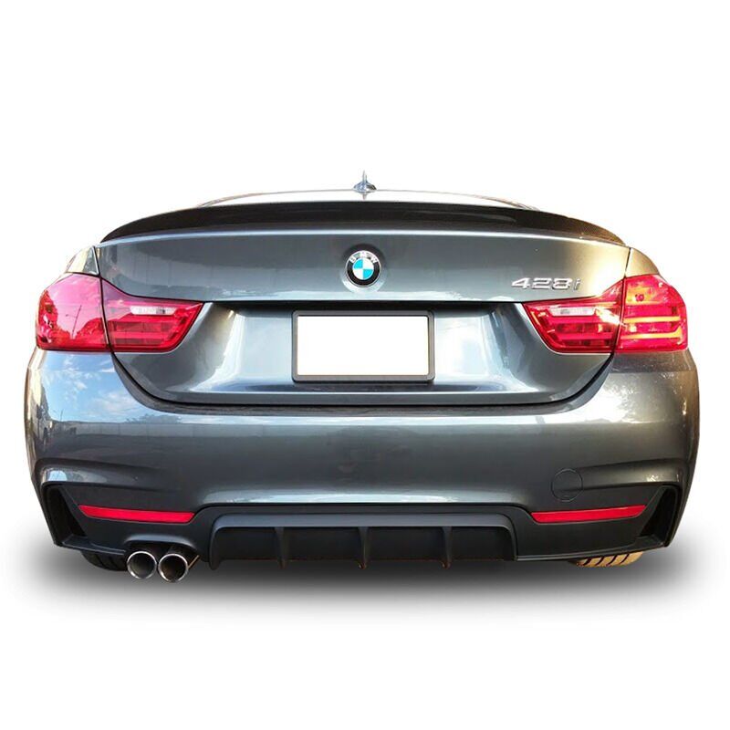 Bmw F32 - F33 - F36 4 Serisi 2013-2020 Uyumlu Yedek Parça M Performance Difüzör (Sol Tek) Plastik Boyasız