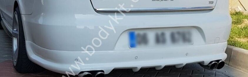 Skoda Süper b Uyumlu Yedek Parça Arka Tampon Eki