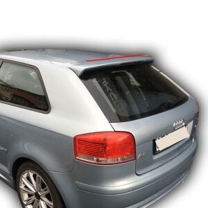 Audi A3 HB 2006 - 2012  Uyumlu Yedek Parça Tek Kapı Spoiler Boyalı