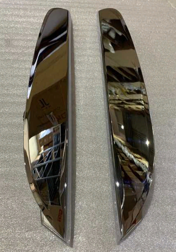 Toyota Corolla 2013-2016 Ön Sis Çıta Kaplama Nikelaj 2 Parça