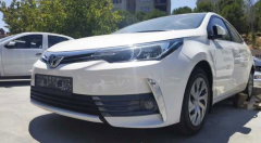 Toyota Corolla 2013-2016 Ön Sis Çıta Kaplama Nikelaj 2 Parça