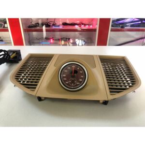 Porsche Macan Uyumlu 2014-2020 Kasa (Bej) Saat (Kırmızı)