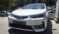 Toyota Corolla 2013-2016 Ön Sis Çıta Kaplama Nikelaj 8 Parça