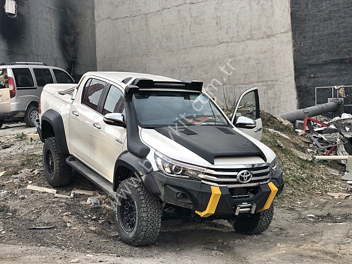 Toyota Hilux Uyumlu Yedek Parça Çamurluk Ağzı Dodik Takımı 4 Teker