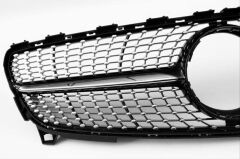 Mercedes W176 2016-2018 A Serisi Uyumlu Diamond Panjur - Siyah