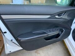 Honda Civic Fc5 2016-2020 Kapı Kolçak Arkası Kaplama Karbon