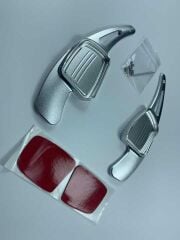 Audi A3 2017+ A4 2017+ A5 2017+ Paddle Shift Silver (F1 Vites Pedal Kulakçığı)