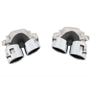 Mercedes A45 W177 Sedan 2019+ Uyumlu Yedek Parça Difüzör & Egzoz Seti - Silver Egzoz İle