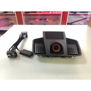 Porsche Cayanne Uyumlu 2018-2021 Kasa (Siyah) Saat (kırmızı)