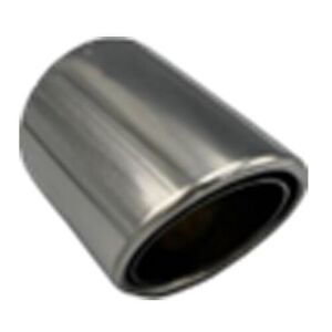 Üniversal Krom Egzoz Ucu Açılı Çıkış Double 90x110 600-002G