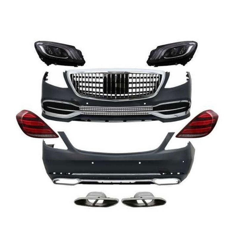Mercedes W222 S Serisi 2014-2020 Uyumlu May Bach Body Kit