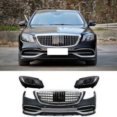 Mercedes W222 S Serisi 2014-2020 Uyumlu May Bach Body Kit