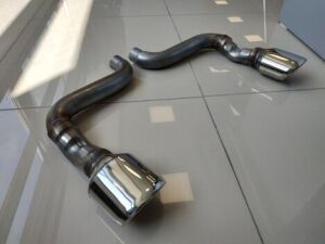 Honda Civic Fc5 Uyumlu Yedek Parça 2016-2020 Difüzör Çift Çıkış İçin Egzoz Seti