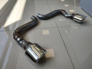 Honda Civic Fc5 Uyumlu Yedek Parça 2016-2020 Difüzör Çift Çıkış İçin Egzoz Seti