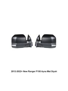 Ford Ranger  Uyumlu Yedek Parça  2012-2022+ F150 Ayna Mat Siyah