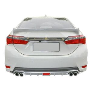 Toyota Corolla Uyumlu Yedek Parça Spoiler Boyasız Fiber