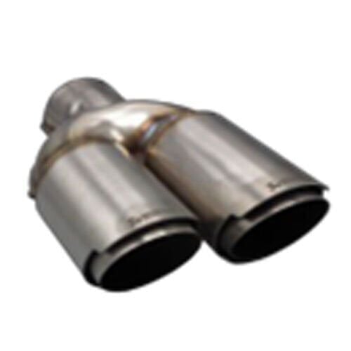 Üniversal Krom Akrapovic Egzoz Ucu Açılı Çift Çıkış Sağ 76x110 800-005AL