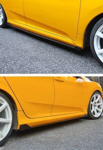 Honda Civic FC5 Uyumlu Yedek Parça Yan Marşpiyel Altı Lip Karbon HON-T024-C Made in Taiwan
