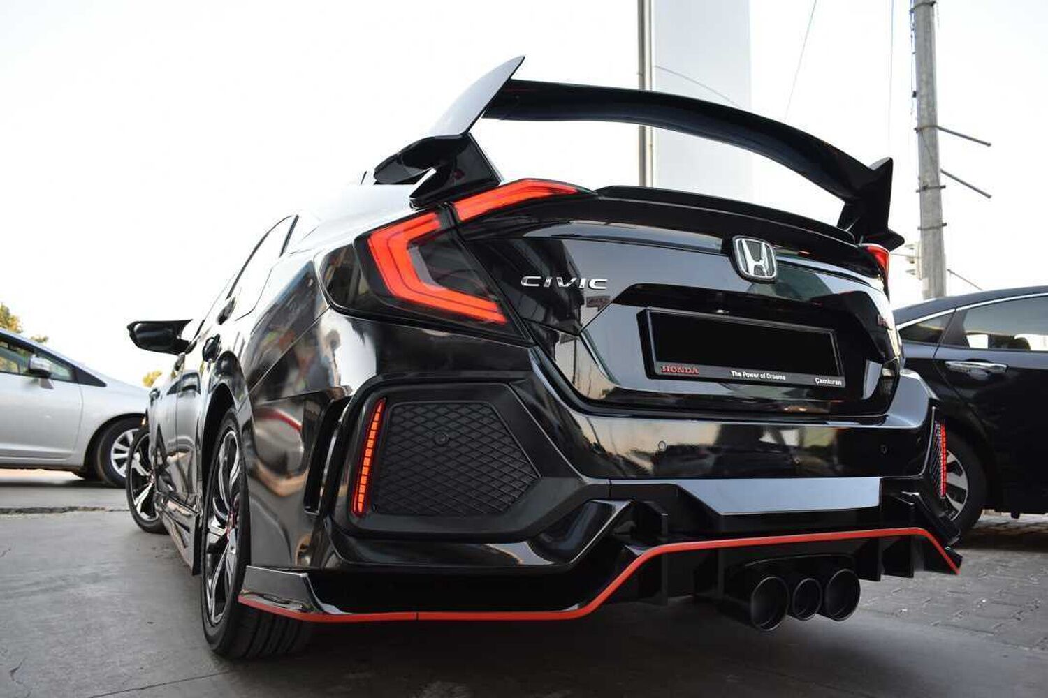Honda Civic Fc5-Fk7 2016-2020 Type-R Arka Reflektör Ledi Hareketli
