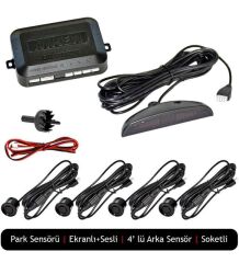 Park Sensörü Ses İkazlı Siyah