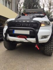 Ford Ranger 2015 ve Sonrası Siyah Ön Tampon Koruma
