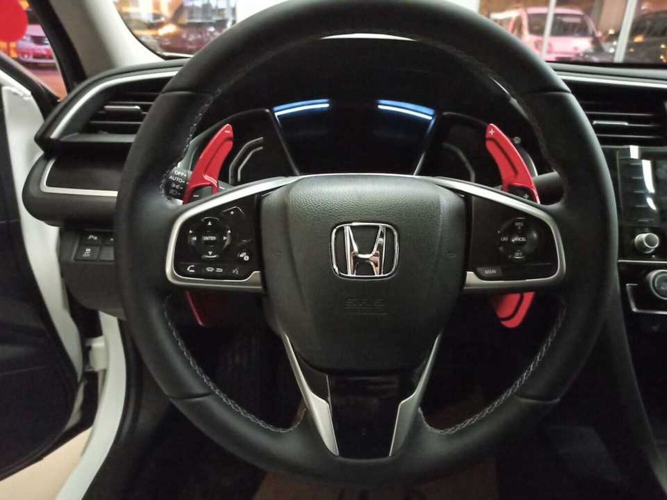 Honda Civic Fc5 2016+ Paddle Shift Kırmızı (F1 Vites Pedal Kulakçığı)