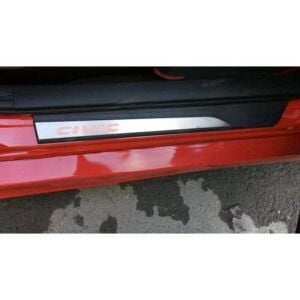 Honda Civic Uyumlu Yedek Parça Fc5-FK7 Işıklı Kapı Eşiği Kırmızı 2016-2020