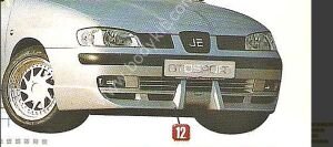 Seat İbiza Mk2 Uyumlu Yedek Parça Ön Tampon Eki