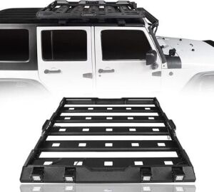 Wrangler JK 2007-2017 İçin Uyumlu Tavan Sepeti Cam Çerçevesi(Ledli)