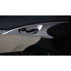 Honda Civic Fc5 Uyumlu Yedek Parça İç Kapı Kolu Çerçevesi Silver Kalın 2016-2020