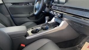 Honda Civic Uyumlu Yedek Parça 2022 Vites Kenar Kaplama 2 Parça - Silver