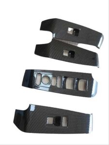 Honda Civic Uyumlu Yedek Parça 2022 Cam Düğme Kaplama- Karbon