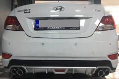 Hyundai Accent Blue Üniversal Arka Tampon Difüzör
