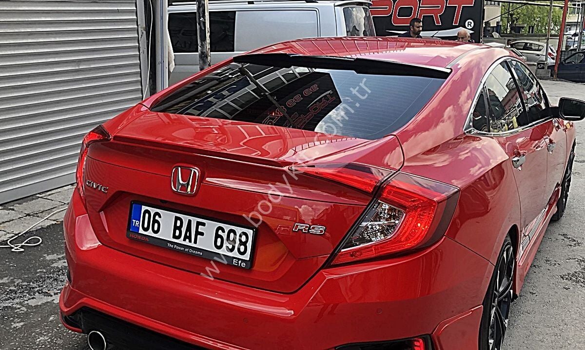 Honda Civic FC5 Uyumlu Yedek Parça Cam Üstü Spoiler