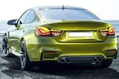 Bmw 4 Serisi F32 F33 F36 M4 F82 F83 (2014-2019) Dinamik Sıralı Kayar Ledli Stop Füme