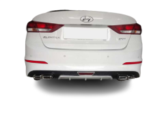 Hyundai Elantra 2016-2018 4 Egzoz Silver Difüzör Reflektörlü