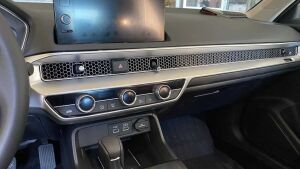 Honda Civic Uyumlu Yedek Parça 2022 Göğüslük Kaplama 2 Parça - Silver