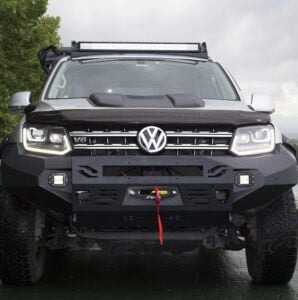 Volkswagen Amarok 2010-2021 Uyumlu Yedek Parça Off Road Çelik Ön Tampon Koruma AQM4WD S50
