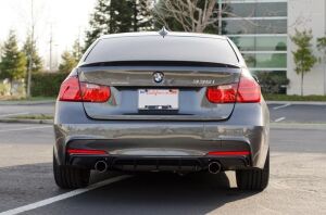 BMW F30 Uyumlu Yedek Parça M Performance Difüzör Mat Siyah